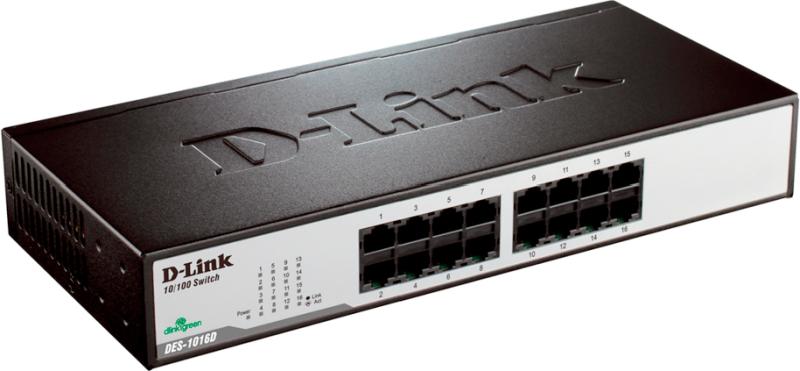 Коммутатор D-Link DES-1016D/H1A (DES-1016D/H1A) Коммутатор D-Link DES-1016D/H1A (DES-1016D/H1A)