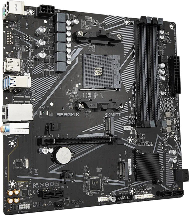 Материнская плата Gigabyte B550M K (B550M-K)