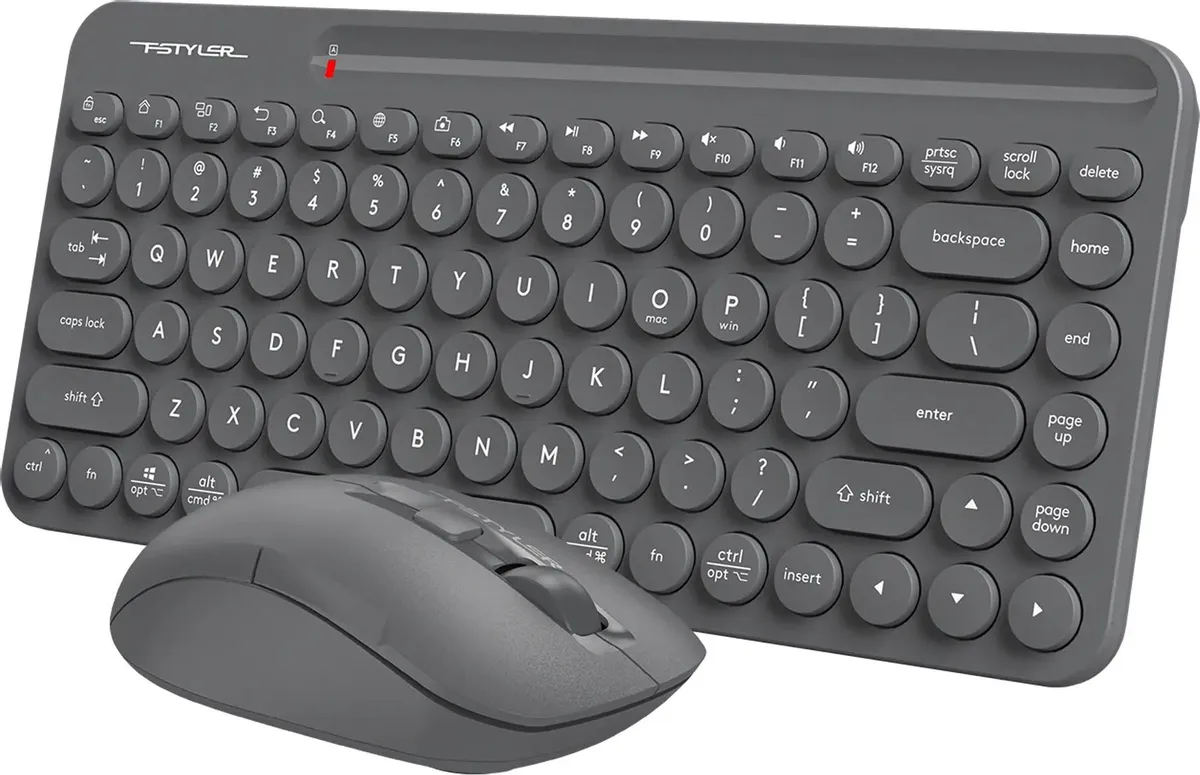 Клавиатура+мышь беспроводная A4tech Fstyler FG3200 Air 2 Grey (FG3200 Air 2 Grey)