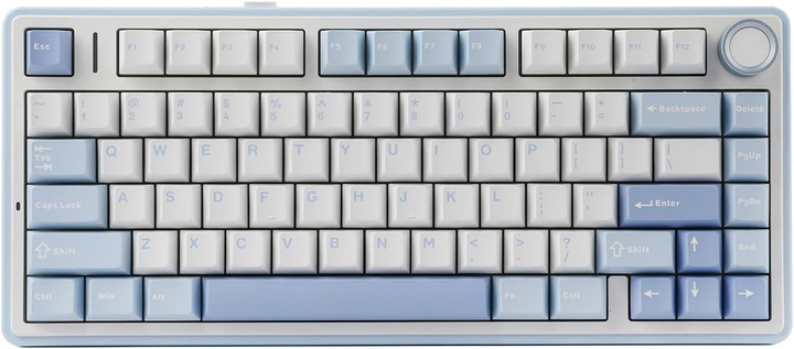 Клавиатура AULA F75 Gray Wood V3 Blue-white-d.blue (F75 G/W3 BWD)