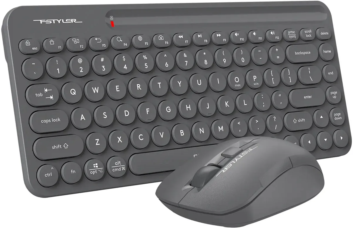 Клавиатура+мышь беспроводная A4tech Fstyler FG3200 Air 2 Grey (FG3200 Air 2 Grey)