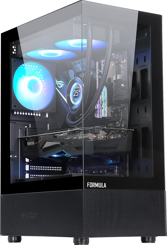 Компьютерный корпус Formula V Crystal Z1+ Black без Б/П (Crystal Z1+ Black)