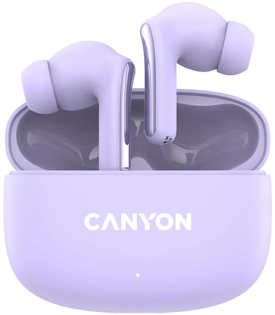 Наушники Canyon headset OnGo 9, Purple (CNS-TWS9P)