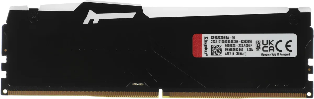 Оперативная память Kingston FURY Beast RGB XMP DDR5 16GB 5200MT/s (KF552C40BBA-16)