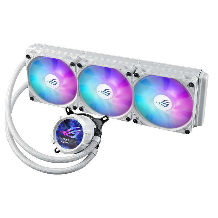 Система жидкостного охлаждения ASUS ROG STRIX LC III 360 ARGB LCD WHT (90RC00W2-M0UAY0)