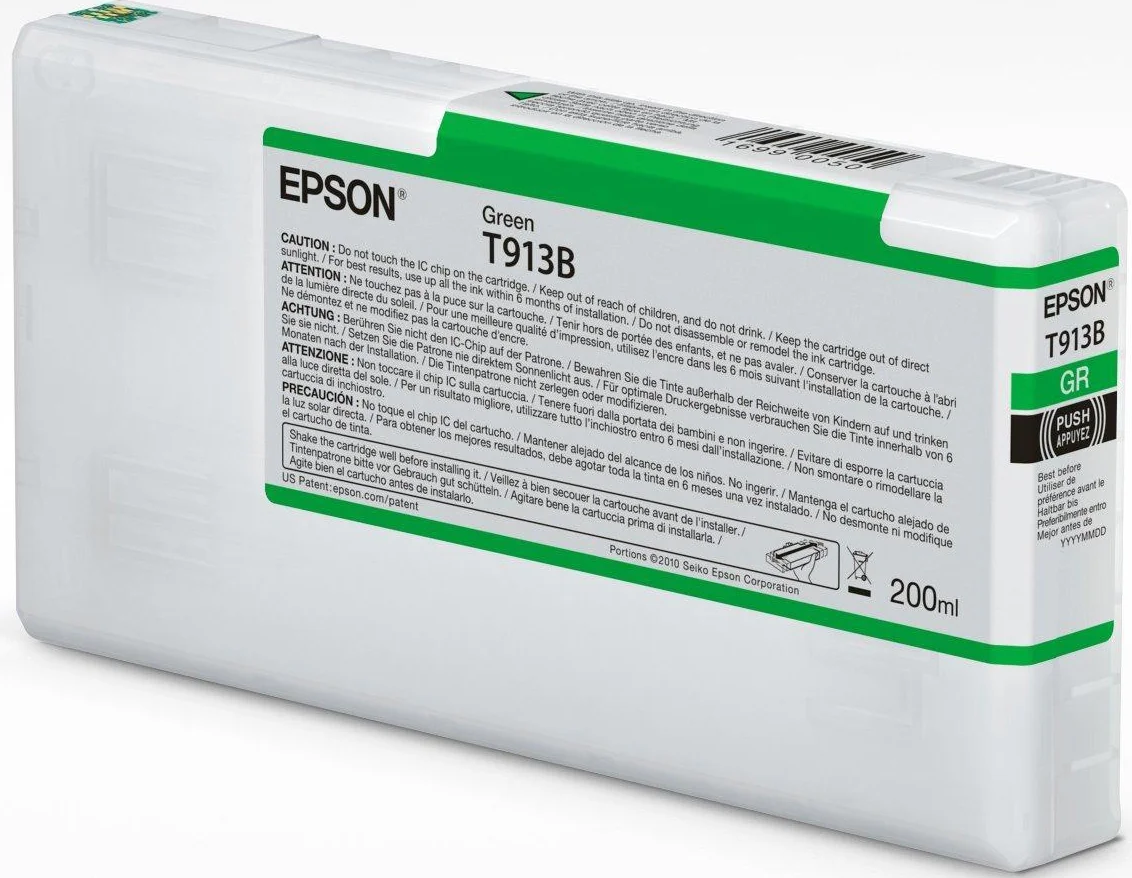 Картридж Epson SC-P5000 200ml Green зеленый (C13T913B00)