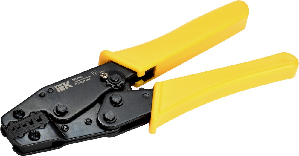 Клещи обжимные КО-05Е 0,5-6,0мм2 для Е-типа IEK (TKL20-D05-006)