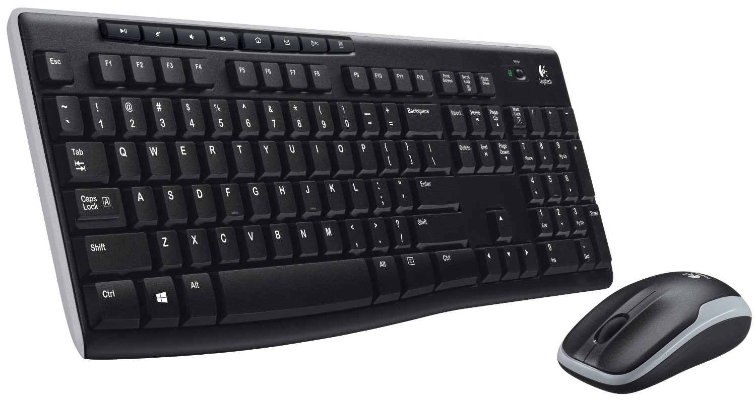 Клавиатура + мышь Logitech MK270, Black (920-004518)
