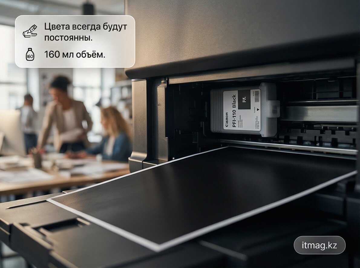 Чернильный картридж Canon PFI-110 Black (2364C001)