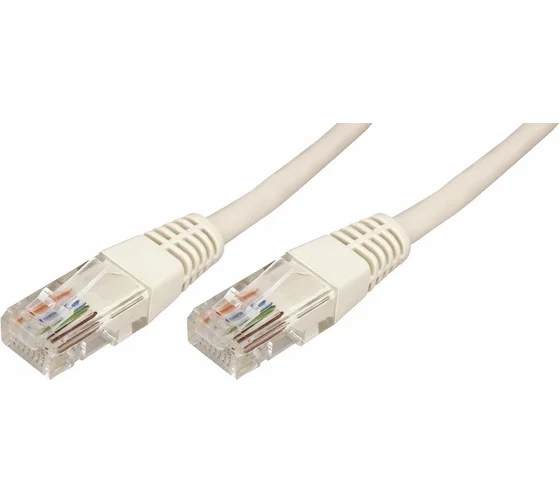 Патч-корд UTP, Кат.5е, 3м, NETLAN, 4 пары, белый, упак. 10шт (EC-PC4UD55B-BC-PVC-030-WT)