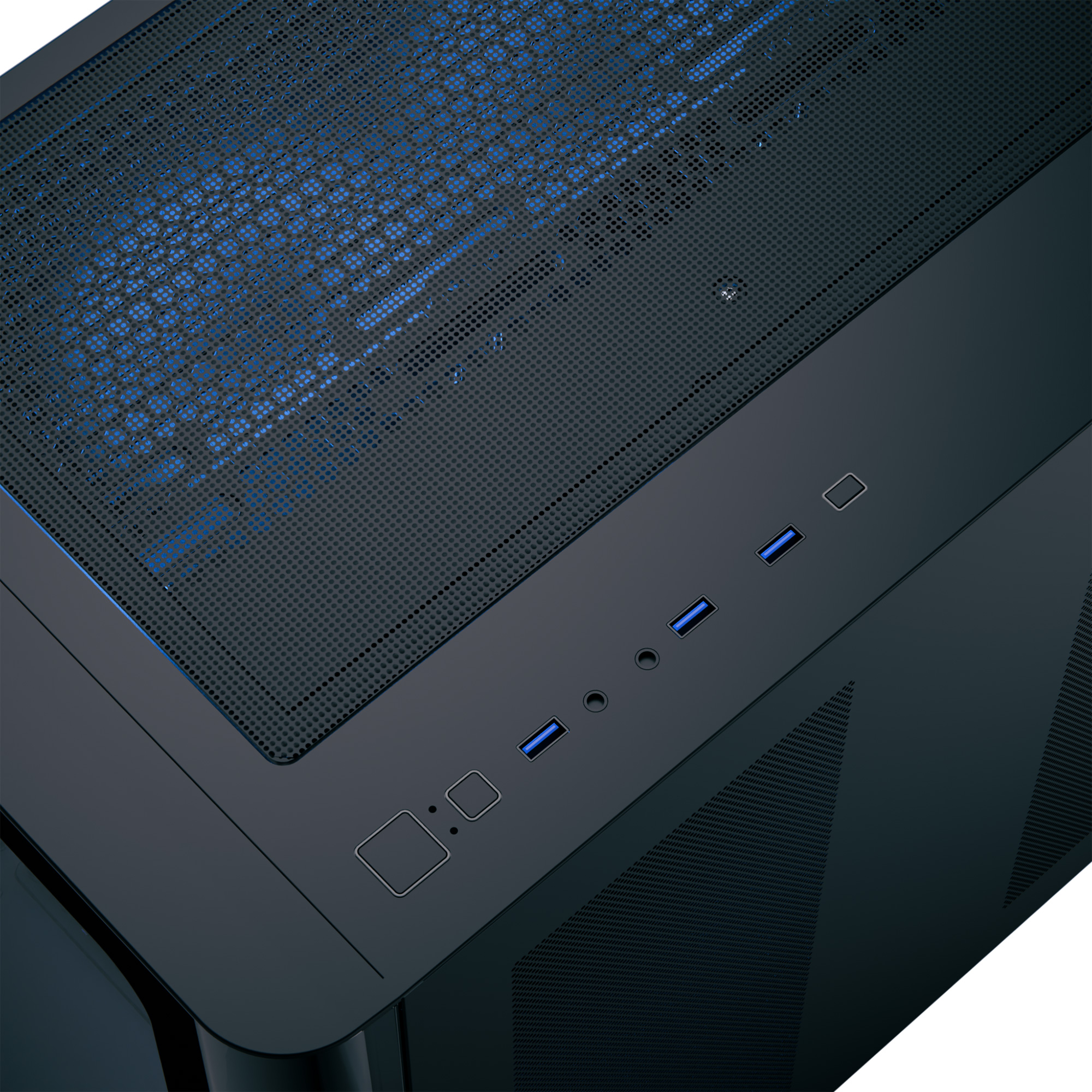 Корпус AeroCool P500C (P500C-G-BK-V1)