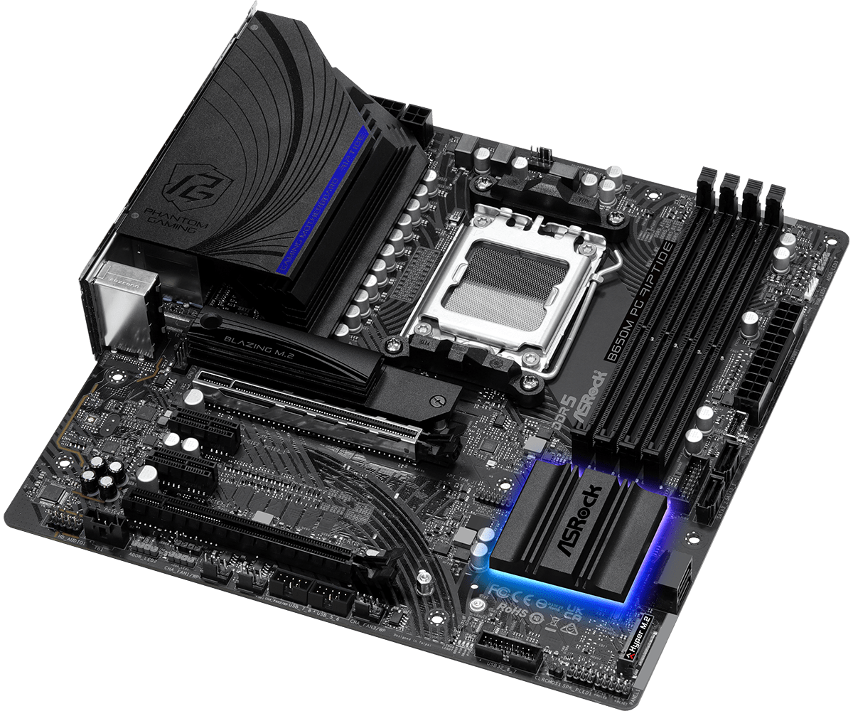 Материнская плата ASRock B650M PG Riptide (90-MXBJ90-A0UAYZ)