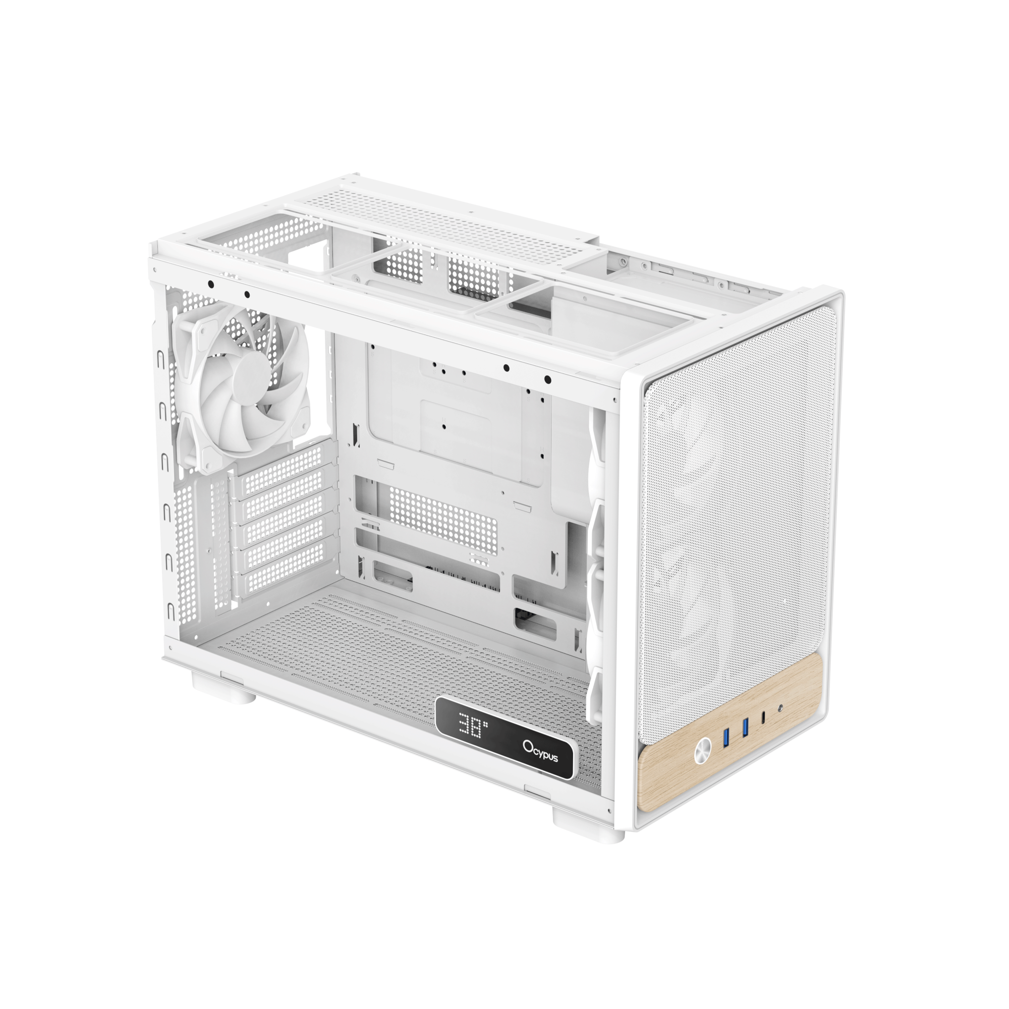 Корпус Ocypus Delta C40 WH Digital (Delta-C40-WHG300XX-GL)