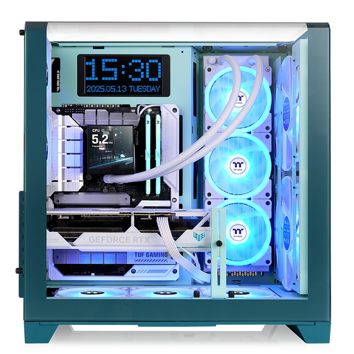 Компьютерный корпус Thermaltake View 390 Air - Transformative Teal (CA-11F-00MTWN-00)