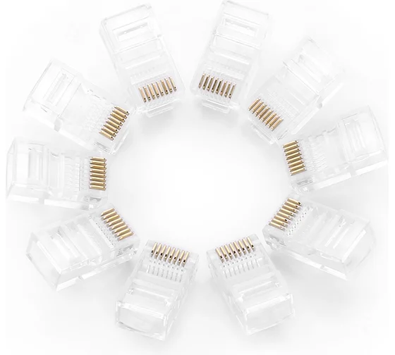 Коннектор UGREEN RJ-45 (UTP) CAT 5e, 100шт., NW110 (50246)  (50246_100)