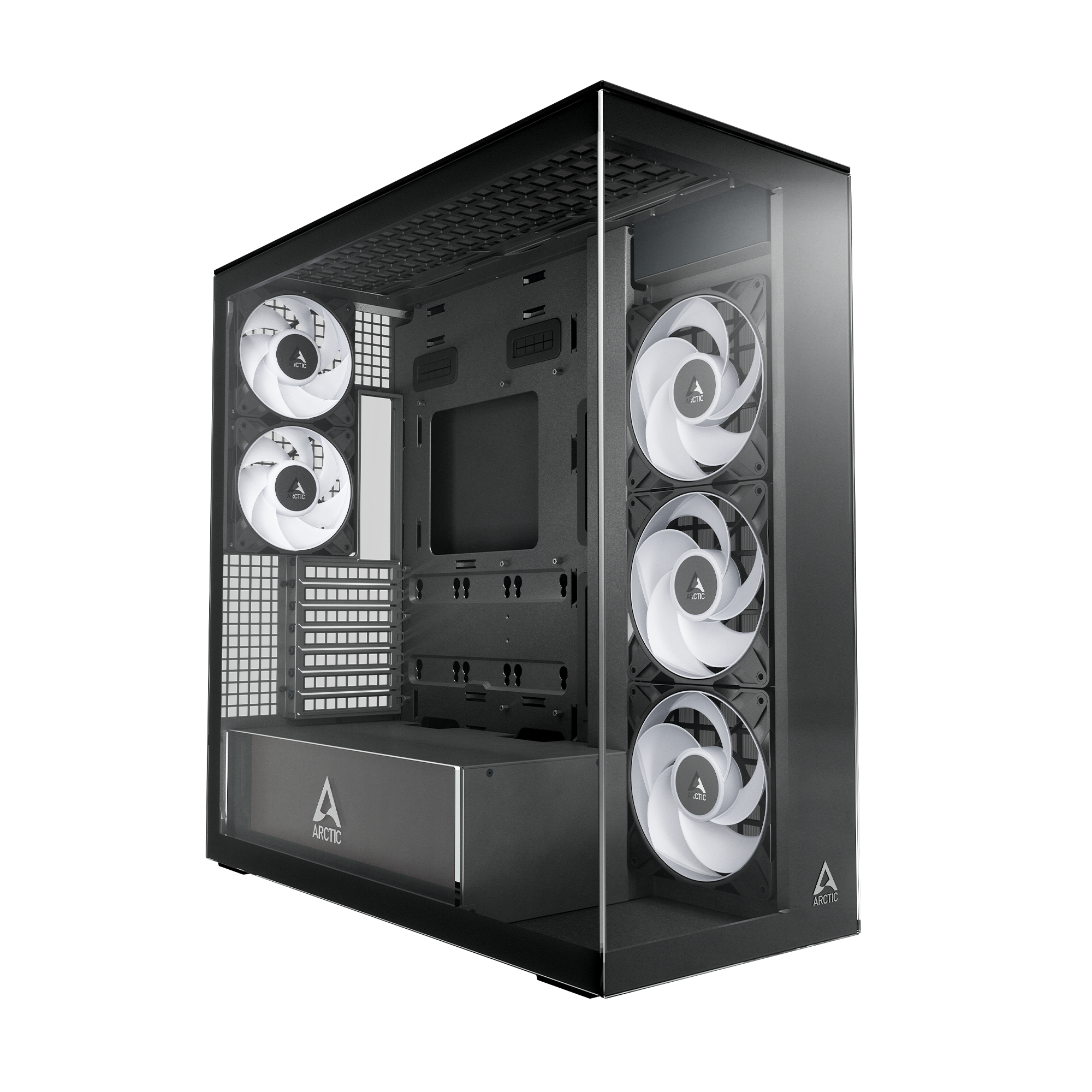 Компьютерный корпус Arctic Xtender, Black, Clear Glass (ACPCC00023A)