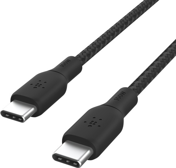 Кабель Belkin USB-C to USB-C, 3M, Black (CAB011BT3MBK)