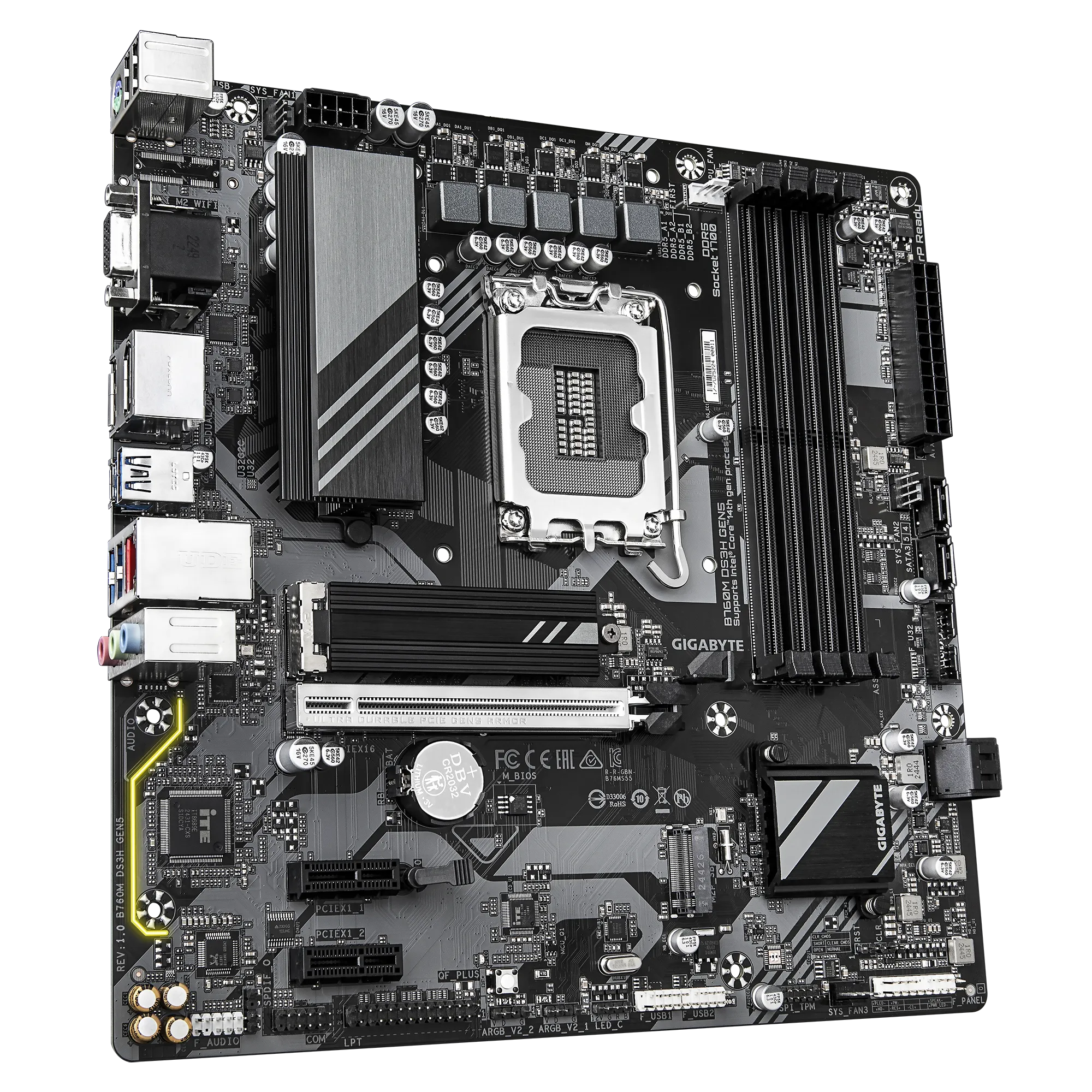 Материнская плата GIGABYTE B760M DS3H GEN5 (B760M DS3H GEN5)