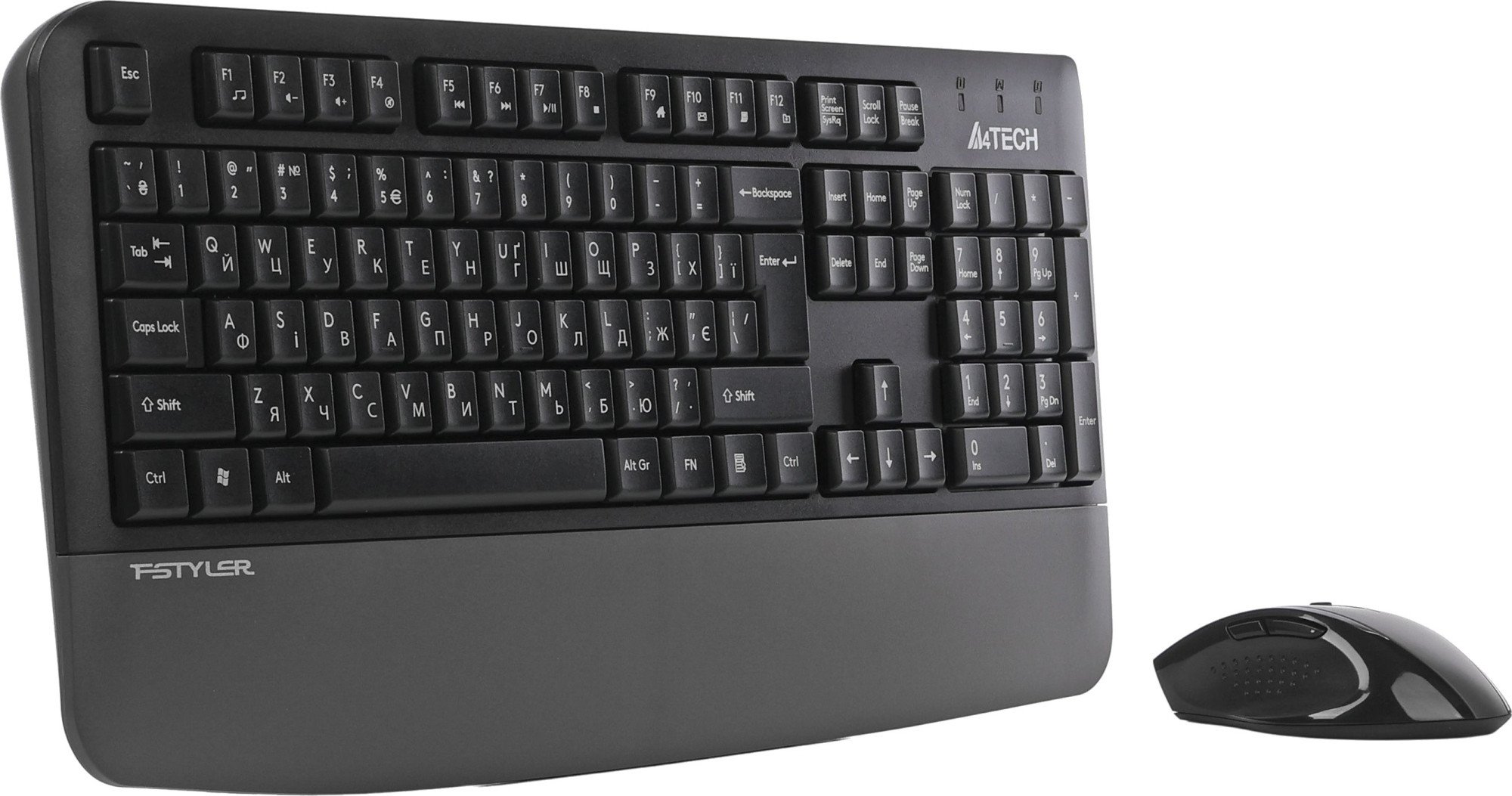 Клавиатура+мышь беспроводная A4tech Fstyler FG2500S Plus - Grey (A4T FG2500SPlus Grey)