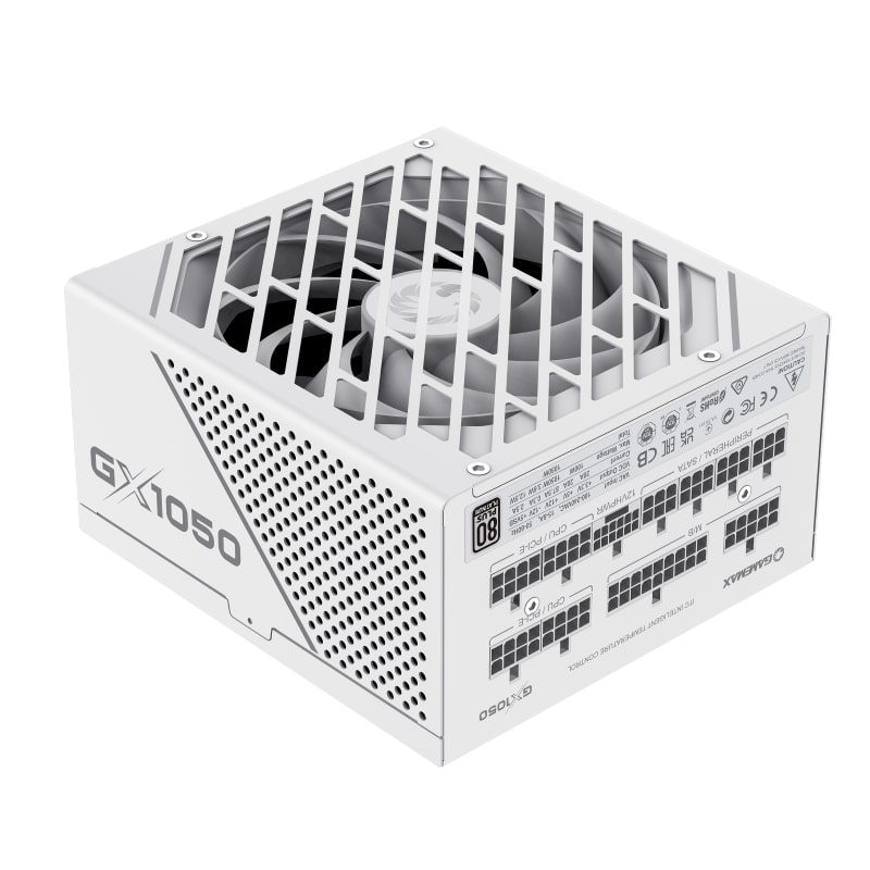 Блок питания GameMax GX-1050 PRO WH 1050 Вт, 80 PLUS Platinum, (GX-1050 PRO WHITE)