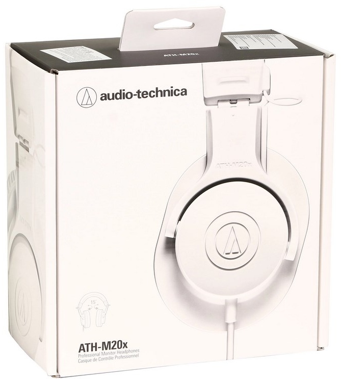 Наушники Audio-Technica ATH-M20X, White (ATH-M20XWH)