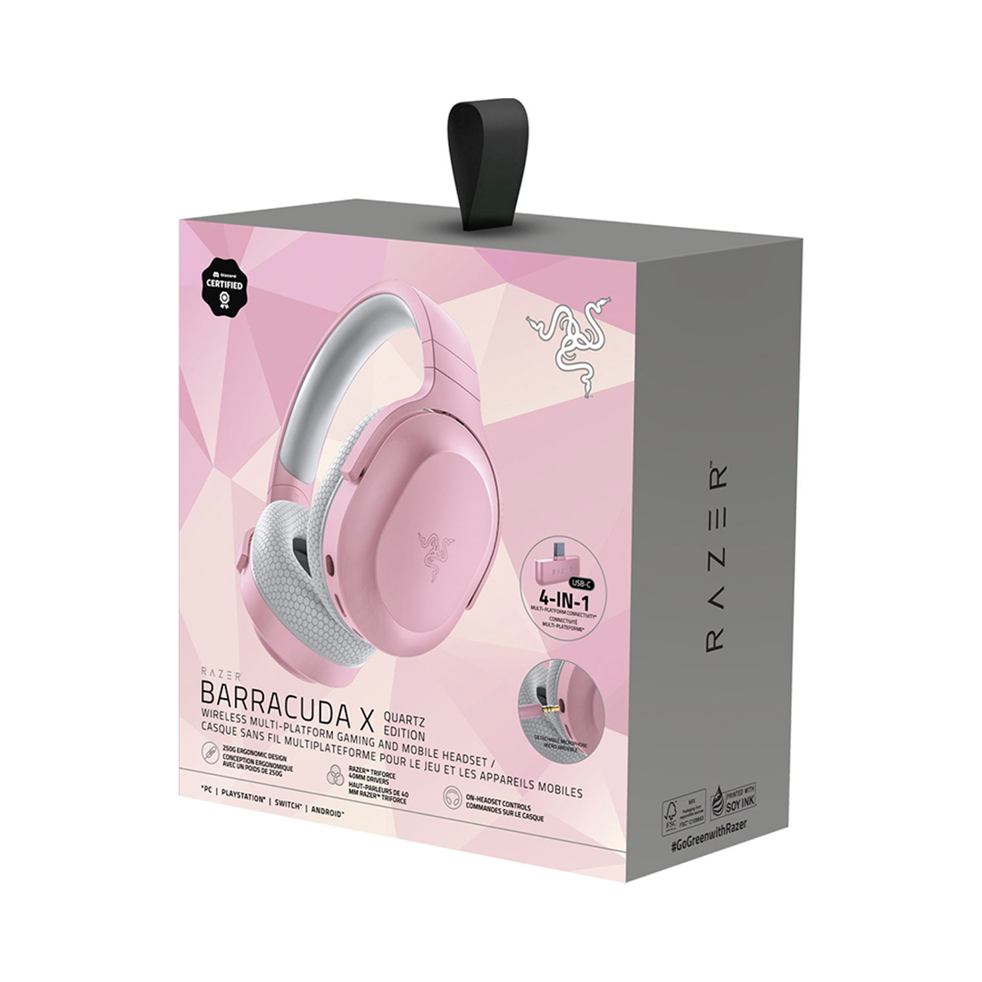 Гарнитура Razer Barracuda X - Quartz Pink (RZ04-03800300-R3M1)