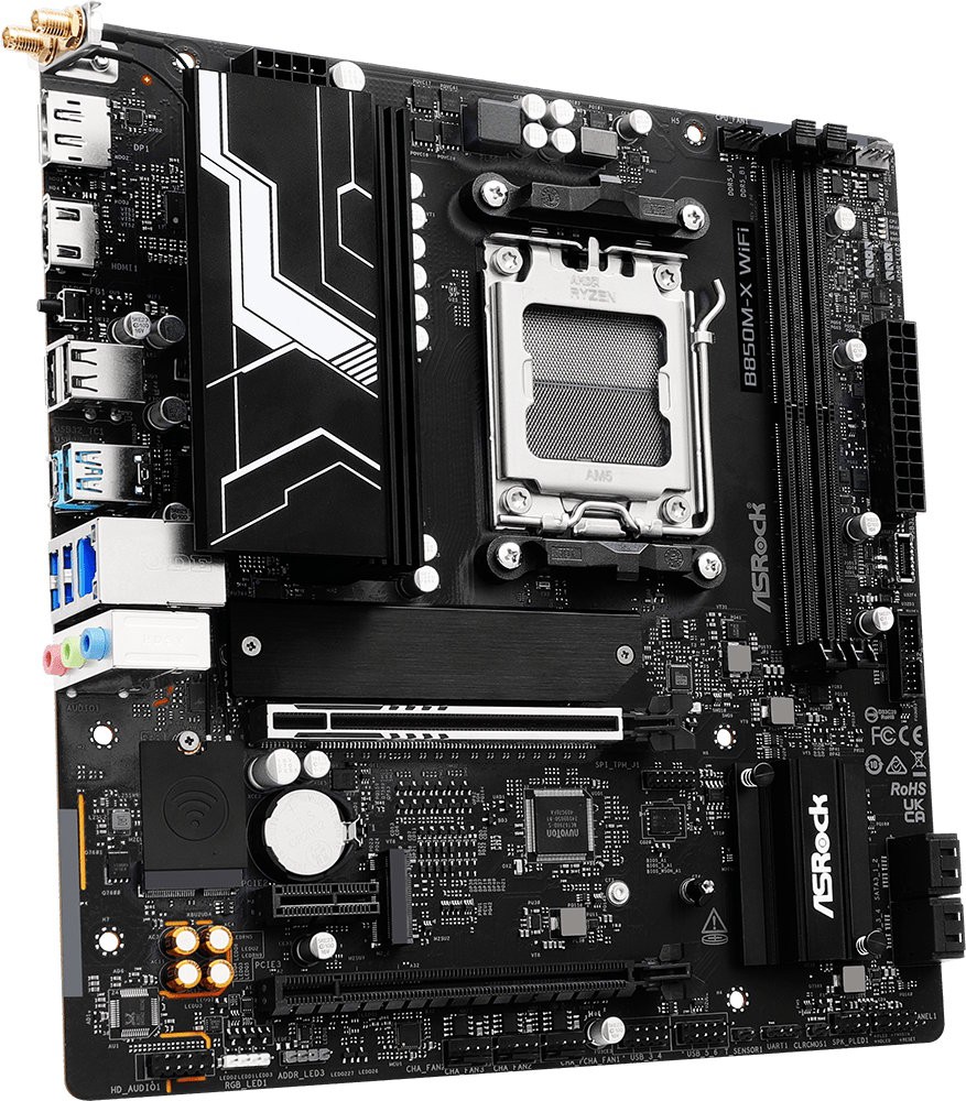 Материнская плата ASRock B850M-X WIFI R2.0 (90-MXBSH0-A0UAYZ)