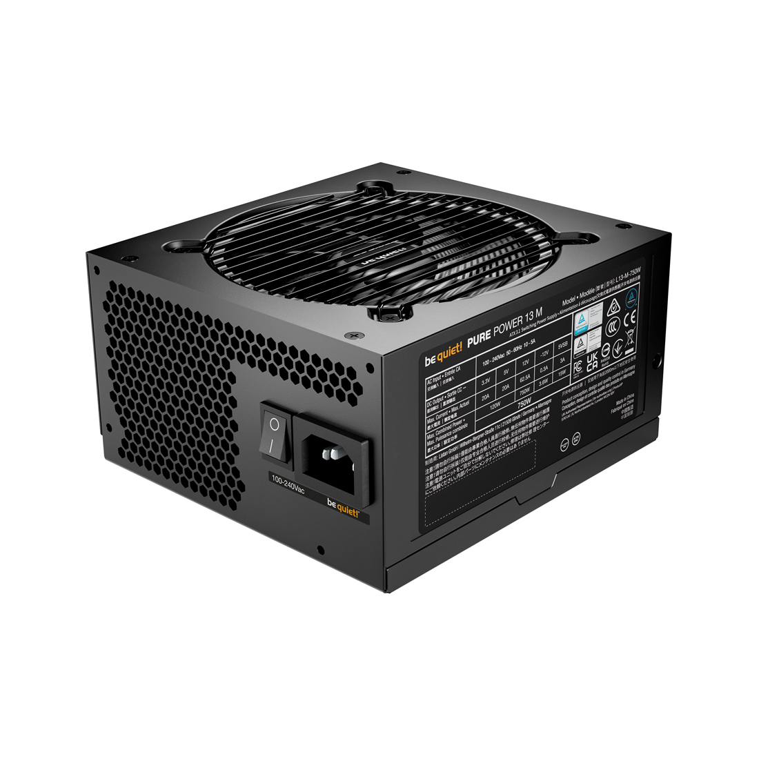 Блок питания Bequiet! Pure Power 13M 750W BP026EU (BP026EU)