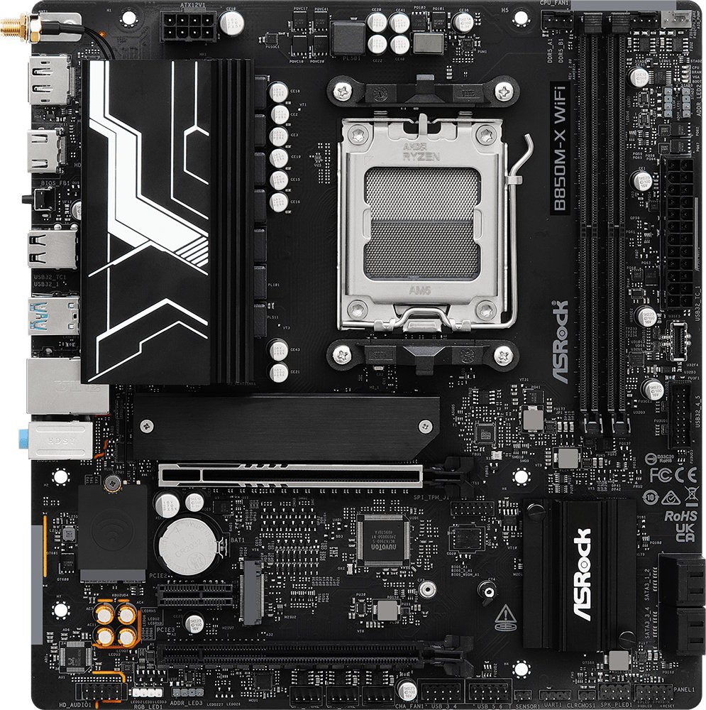 Материнская плата ASRock B850M-X WIFI R2.0 (90-MXBSH0-A0UAYZ)