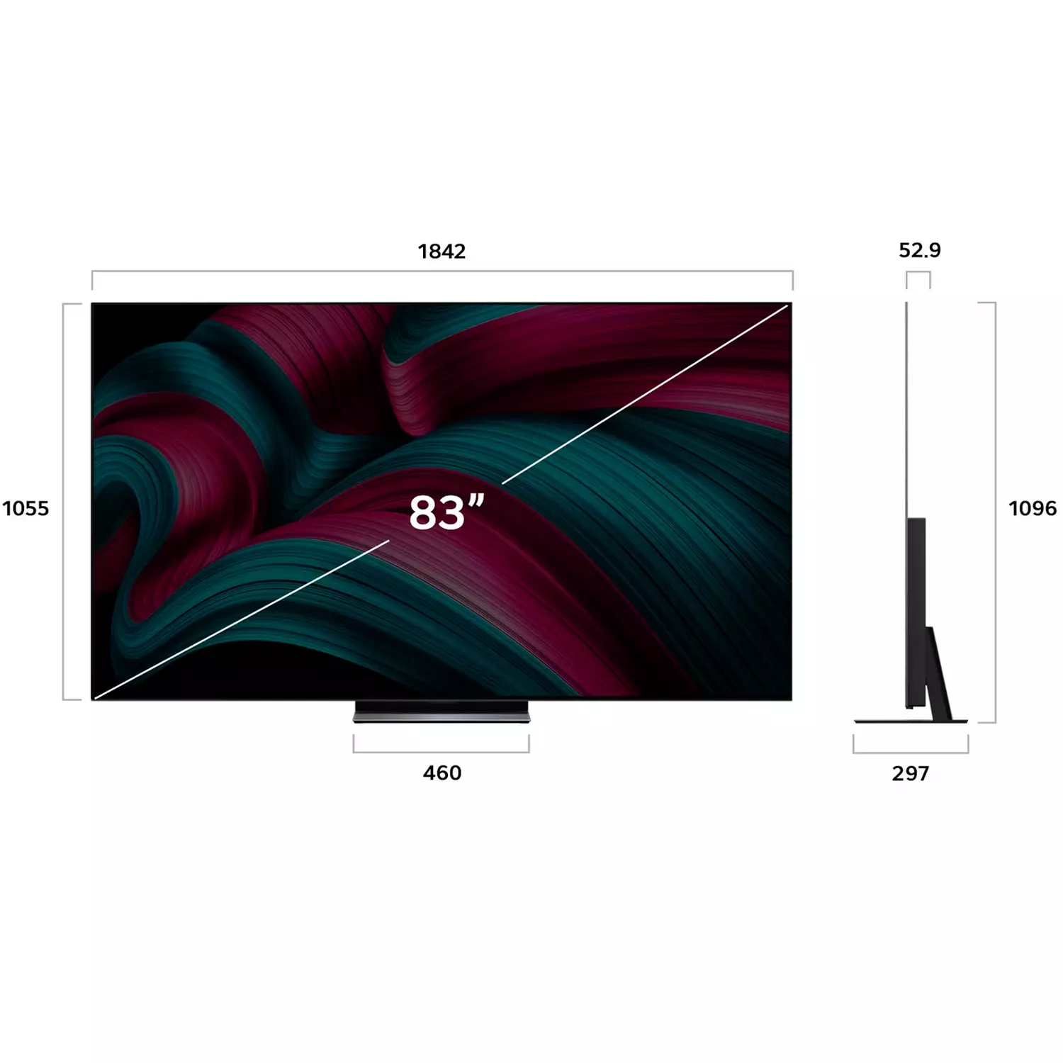Телевизор LG OLED evo AI C5 4K 83" (OLED83C5RLA)