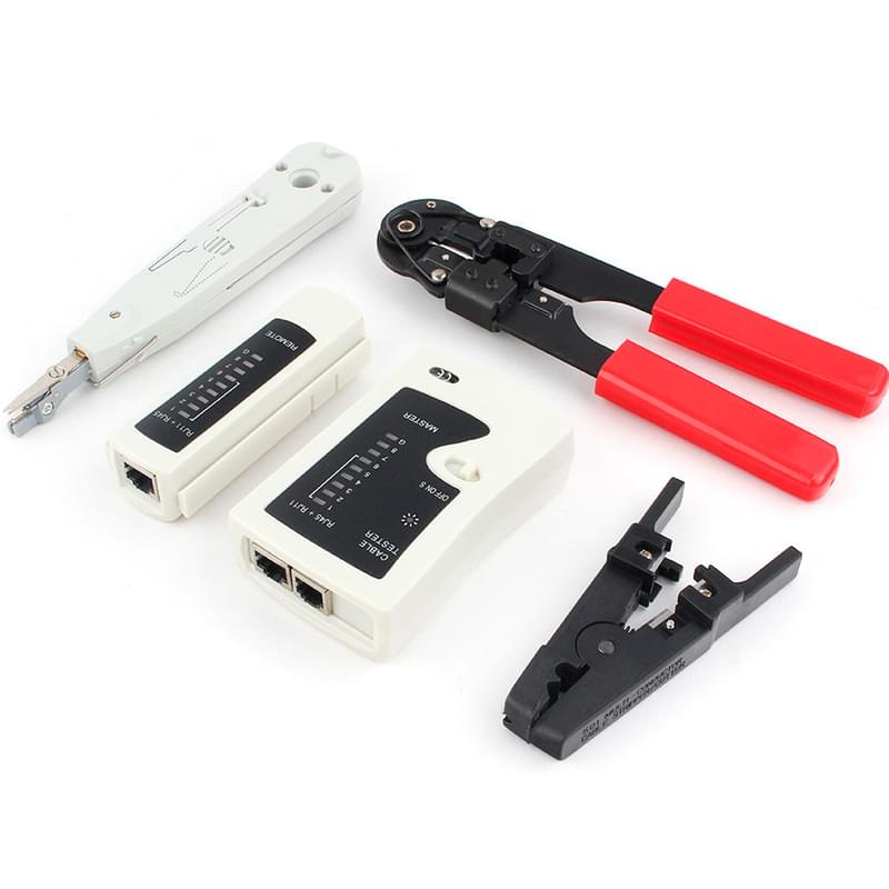 Набор инструментов Cablexpert TK-NCT-01, 4 предмета, для локальных сетей (TK-NCT-01)