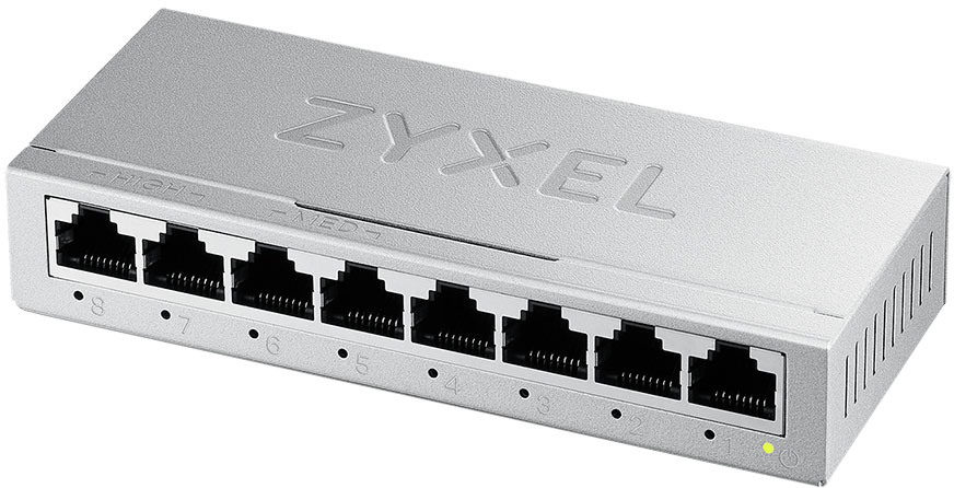 Коммутатор Zyxel GS-108B v5 (GS-108BV5-EU0101F) Коммутатор Zyxel GS-108B v5 (GS-108BV5-EU0101F)