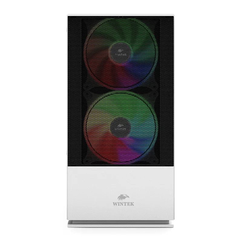Корпус Wintek  Shadow 701-W TG, mATX, White (SHADOW 701-W TG)