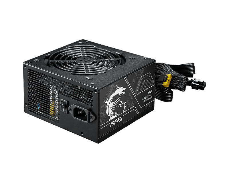 Блок питания MSI  750W, MAG A750BN PCIE5 II, ATX, 80+ BRONZE Черный (MAG A750BN PCIE5 II)