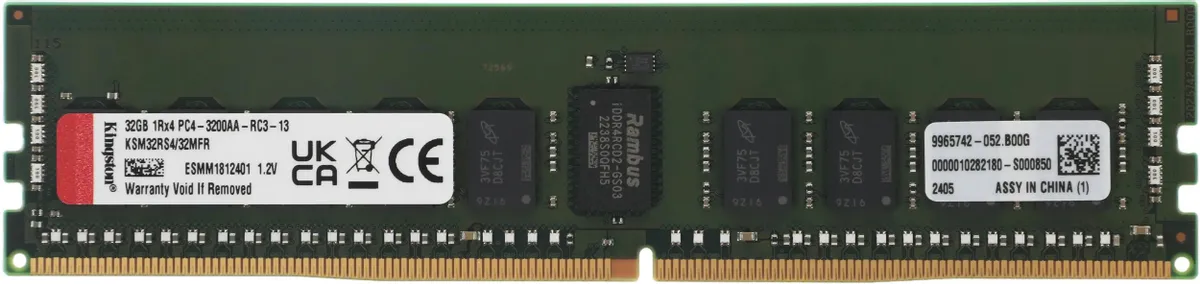 Оперативная память Kingston DRAM DDR4 32GB 3200MT/s ECC (KSM32RS4/32MFR)