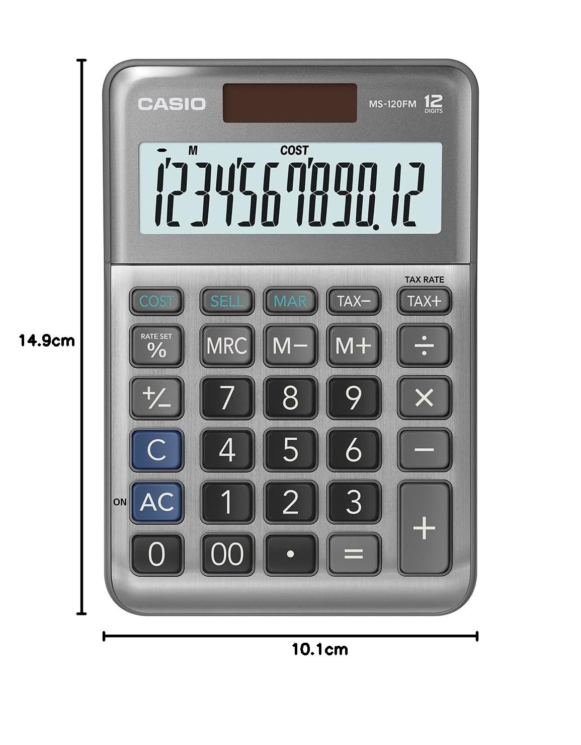 Калькулятор настольный CASIO MS-120FM-WA-EP (MS-120FM-WA-EP)