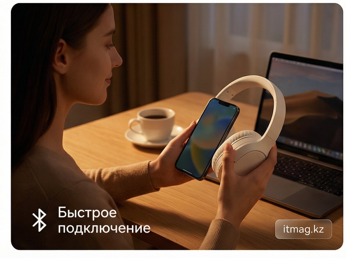 Наушники Baseus Bass BH1 Lite Off-White (A0203C02)