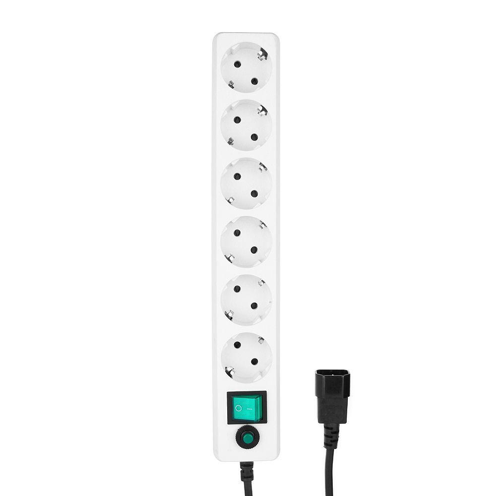 Сетевой фильтр Гарнизон, 0.5м, 6 розеток, white (EHW-0) Сетевой фильтр Гарнизон, 0.5м, 6 розеток, white (EHW-0)
