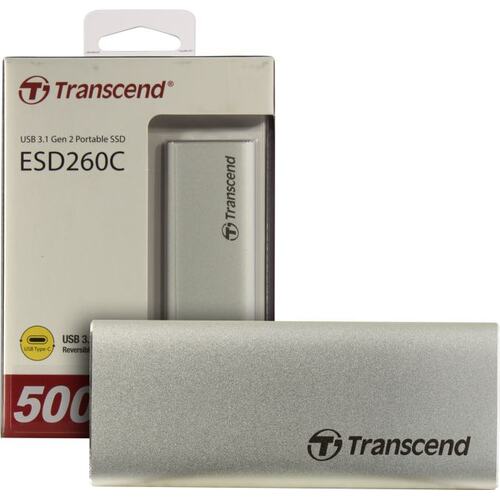 Внешний твердотельный накопитель SSD Transcend TS500GESD260C, 500 GB (TS500GESD260C)
