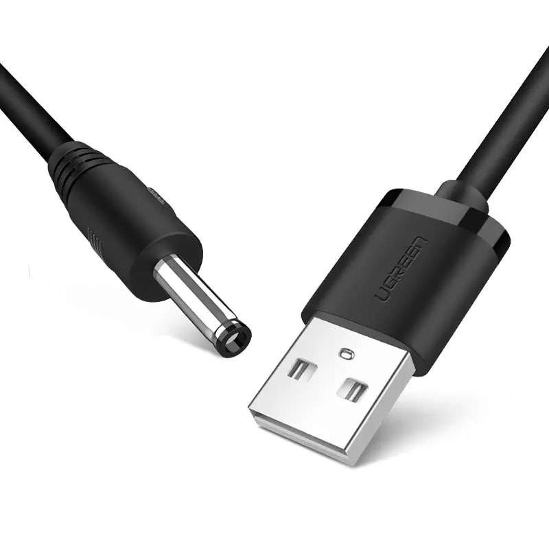 Кабель питания USB(m) на 5V/2A, 3.5мм, 1м. US277 (10376)
