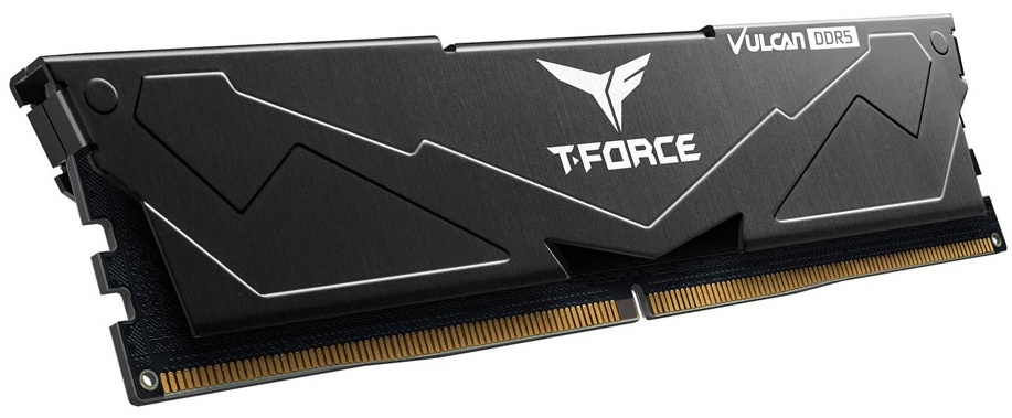 Оперативная память Team Group (T-FORCE) VULCAN DDR5 32GB Kit (2x16GB) 6400MHz, Black (FLBD532G6400HC40BDC01)