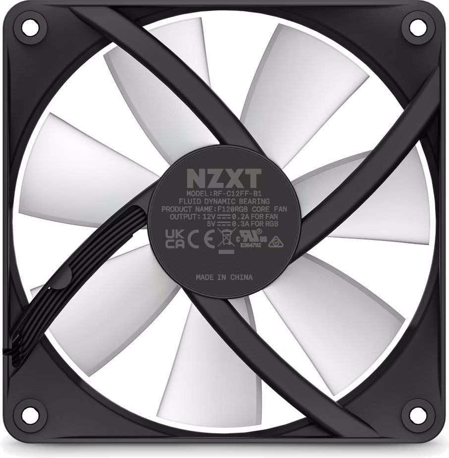 Вентилятор для корпуса NZXT F 120 RGB Core (RF-C12SF-B1)