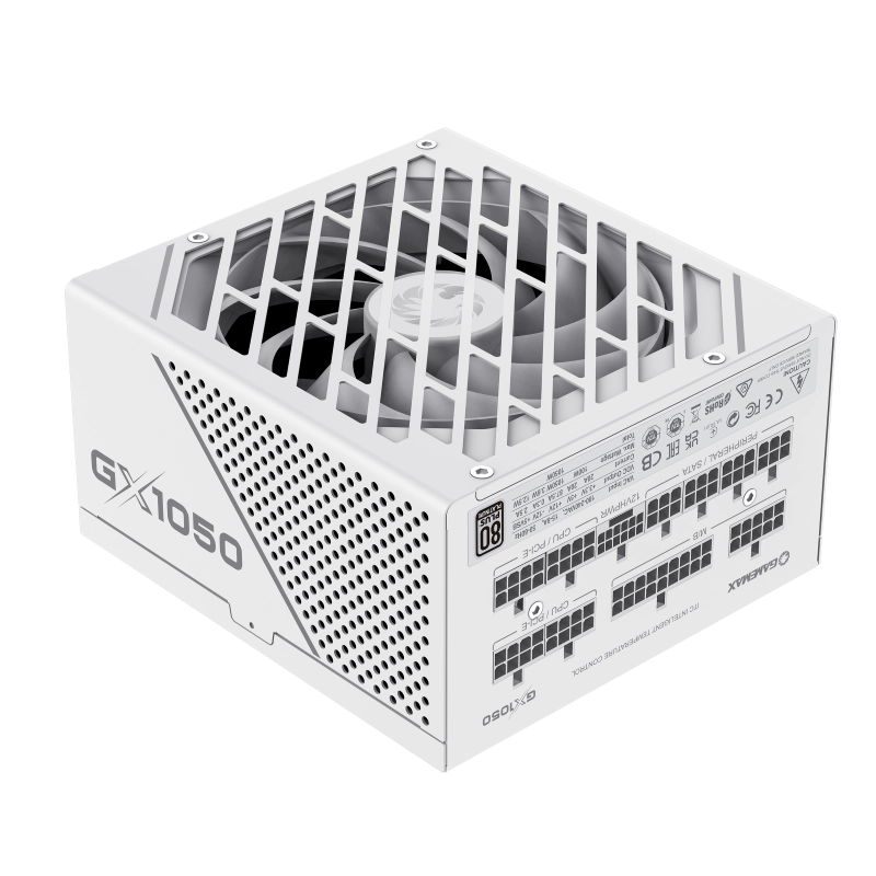 Блок питания ATX 1050W GameMax RGB PRO 1050G WH, Gold (RGB PRO 1050G WH)