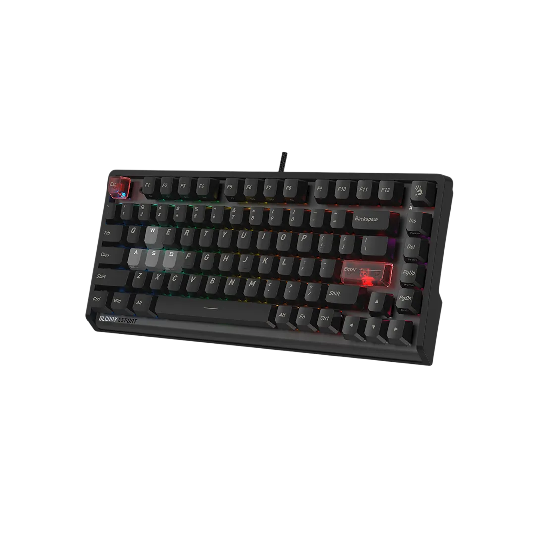 Клавиатура игровая Bloody LK70, Ash Black (LK70 Ash Black)