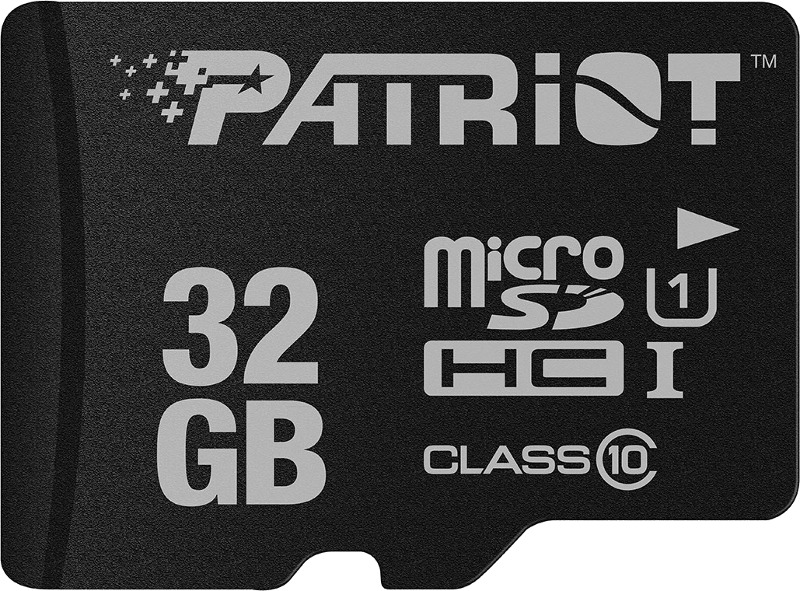 Карта памяти MemoryCard microSDXC  32GB Patriot LX Series, SDHC Class 10 (PSF32GMDC10)