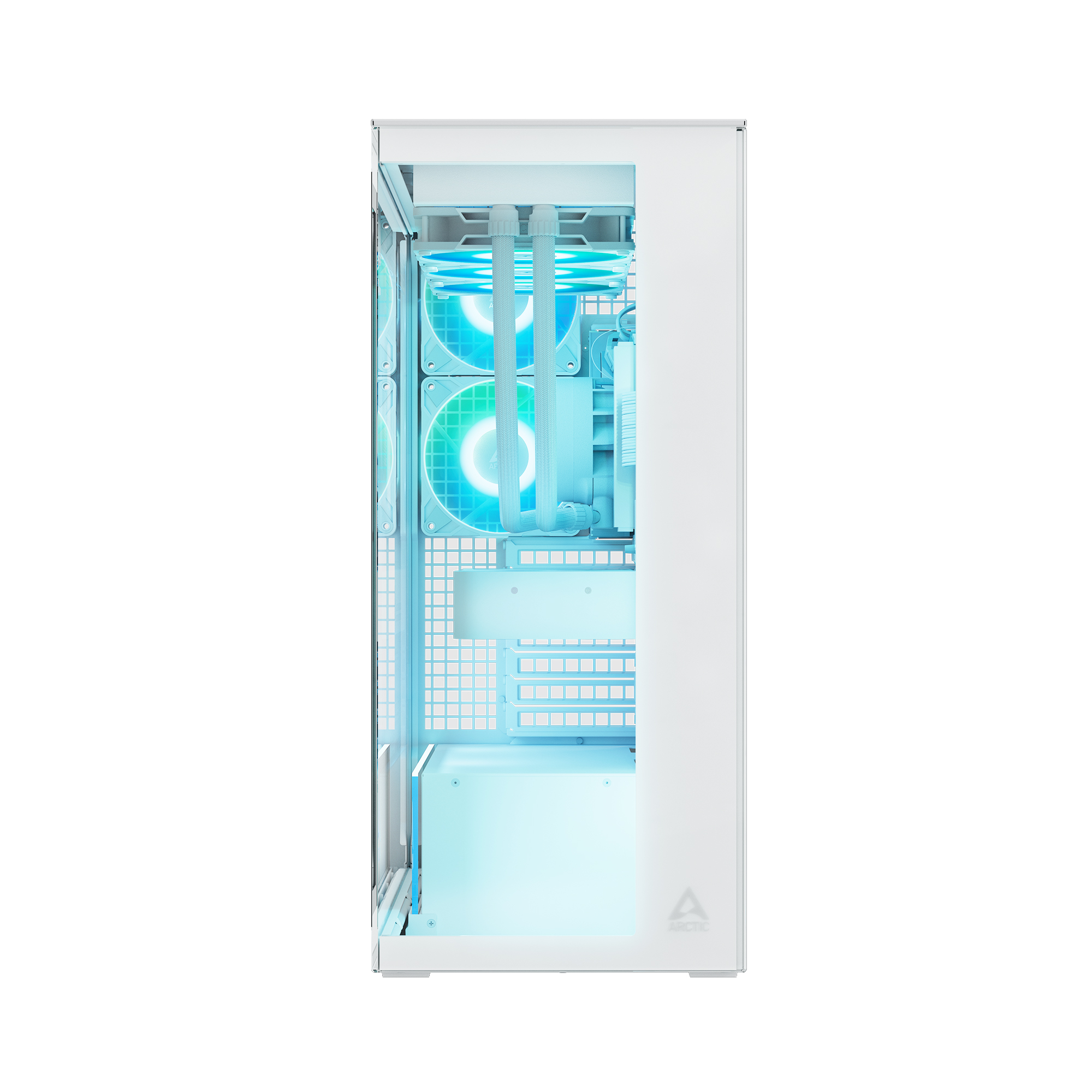 Компьютерный корпус Arctic Xtender, White, Clear Glass (ACPCC00014A)