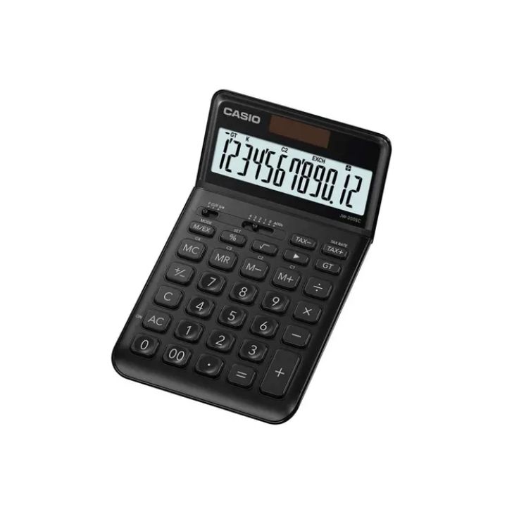 Калькулятор настольный CASIO JW-200SC-BK-W-EP (JW-200SC-BK-W-EP)