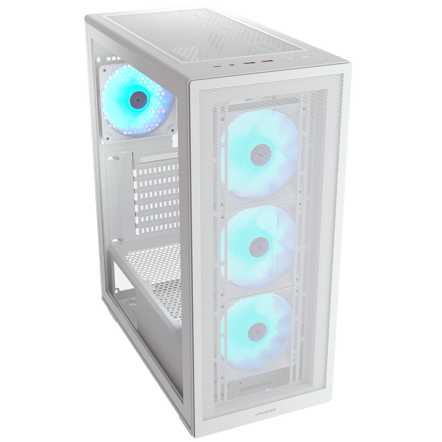 Компьютерный корпус Cougar MX220 RGB White (CGR-2AC8W-RGB)