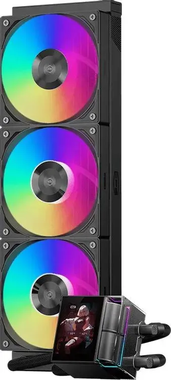 Водяное охлаждение для CPU PCCooler DS360 ARGB Display - Черный (DS360 ARGB Display BK)