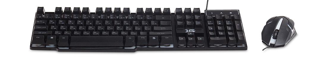 Клавиатура + мышь X-Game XD-575OUB, Black (XD-5750UB)